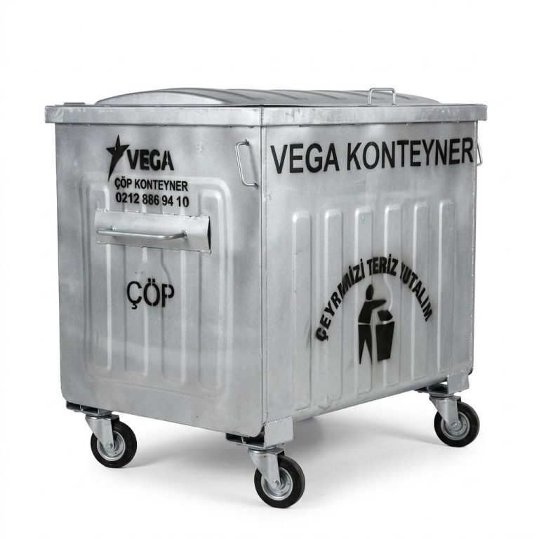 770 LT Metal Çöp Konteyneri